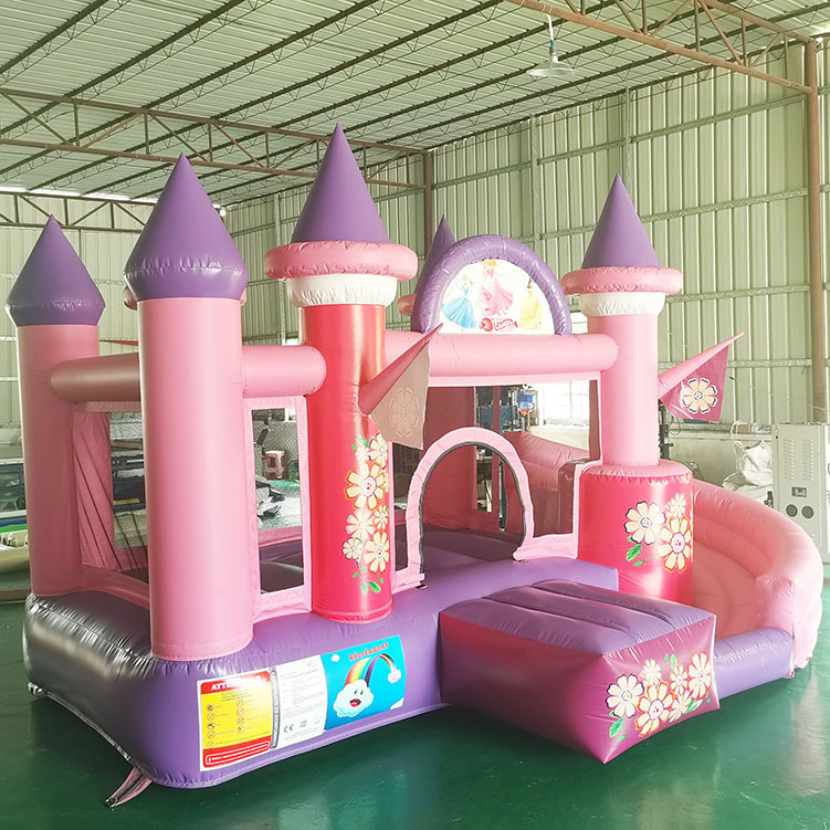 Bouncy house water slide Pink inflatable castle water slid commercial inflatable water slide bouncy house water slide with pool for kid's bouncy house water slide,Inflatable castle water slide