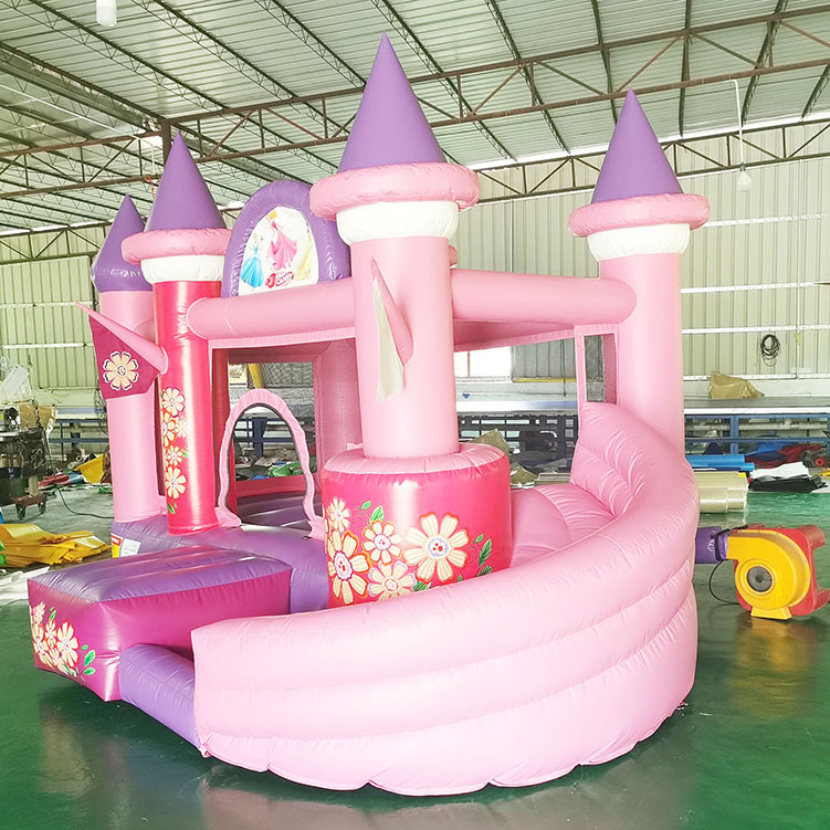 Bouncy house water slide Pink inflatable castle water slid commercial inflatable water slide bouncy house water slide with pool for kid's bouncy house water slide,Inflatable castle water slide