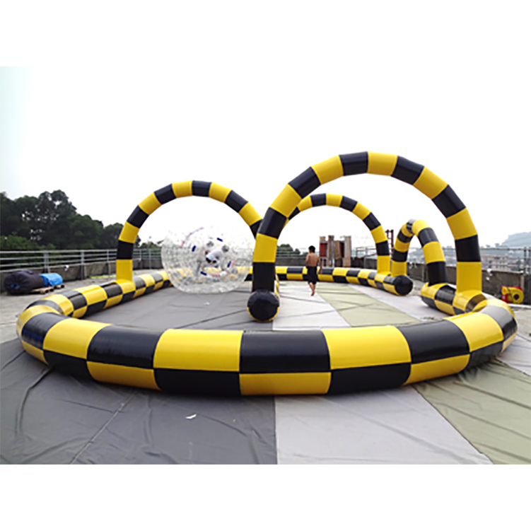Zorbing ball inflatable zorb ball race track go kart racing mini zorb ball cheap zorb balls amusement facilities Children's Playground Yellow zorb ball,cheap zorb ball