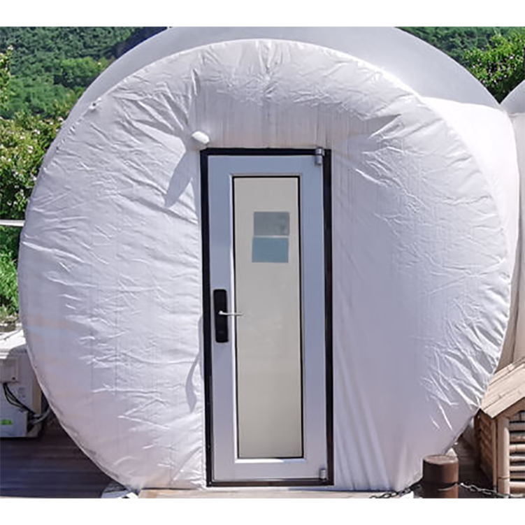 Bubble Tent 5 meters resort glamping clear 2 rooms inflatable bubble tent hotel with silent blower N aluminium doors Camping Tent Bubble Tent,Camping Tent
