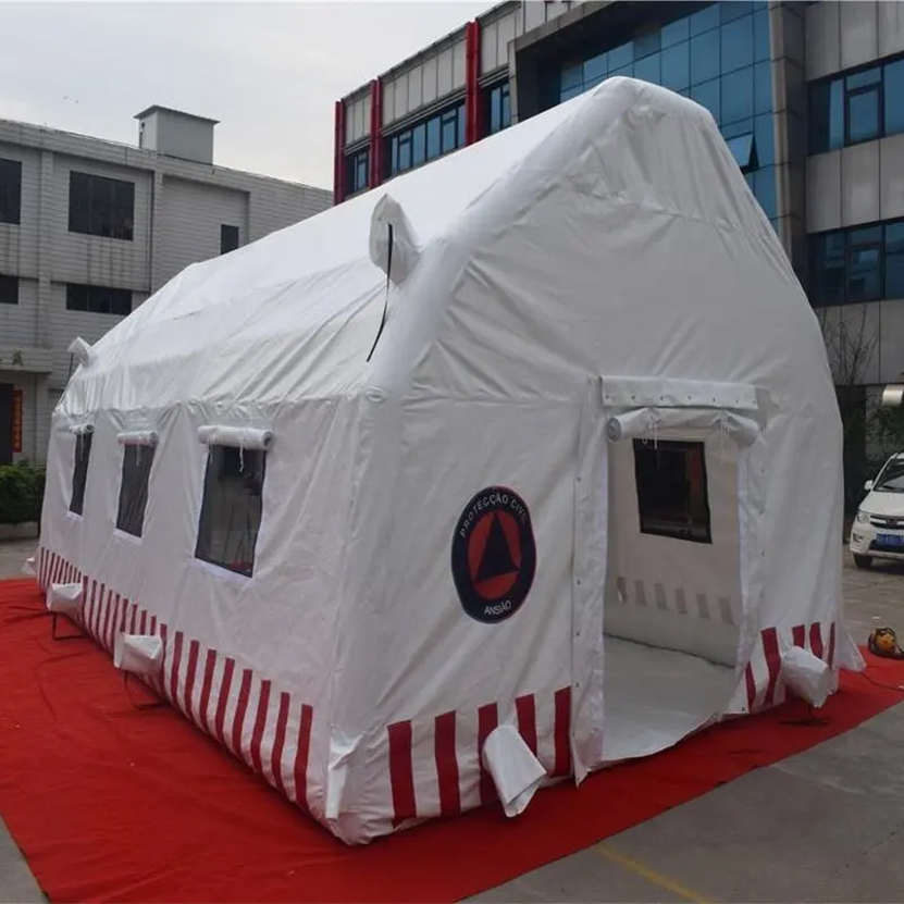Camping Inflatable Outdoor big camping inflatable  First Aid Tent For Shelter, 0.6mm PVC tarpaulin material Camping inflatable,PVC Tent