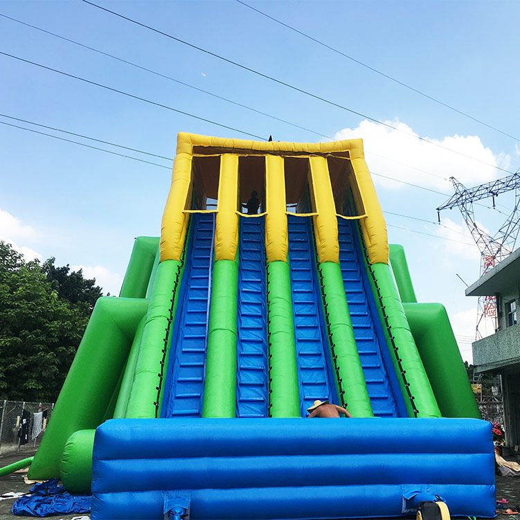 Water Park Slide Factory New Design Commercial Summer Large  Durable Inflatable Jumping Water Park Slide For Sale Rental Business Water Park Slide,Inflatable Jumping Slide