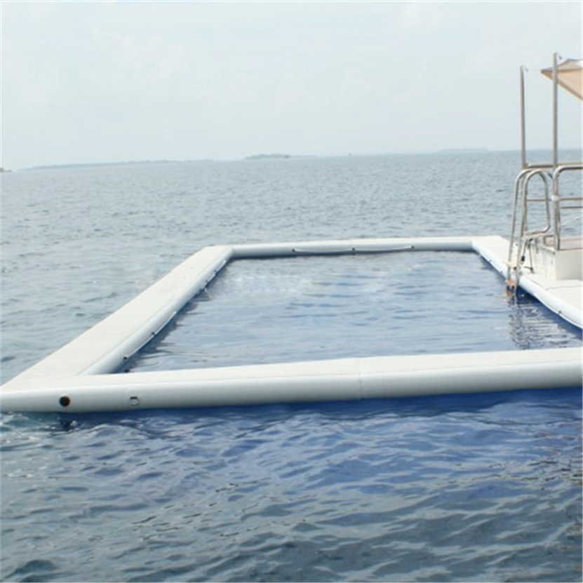 Sea Swimming Pool New Portable Inflatable Floating Ocean Sea Swimming Pool Protective Anti Ocean Pool With Netting Enclosure For Yacht Sea Swimming Pool,Protective Anti Ocean Pool