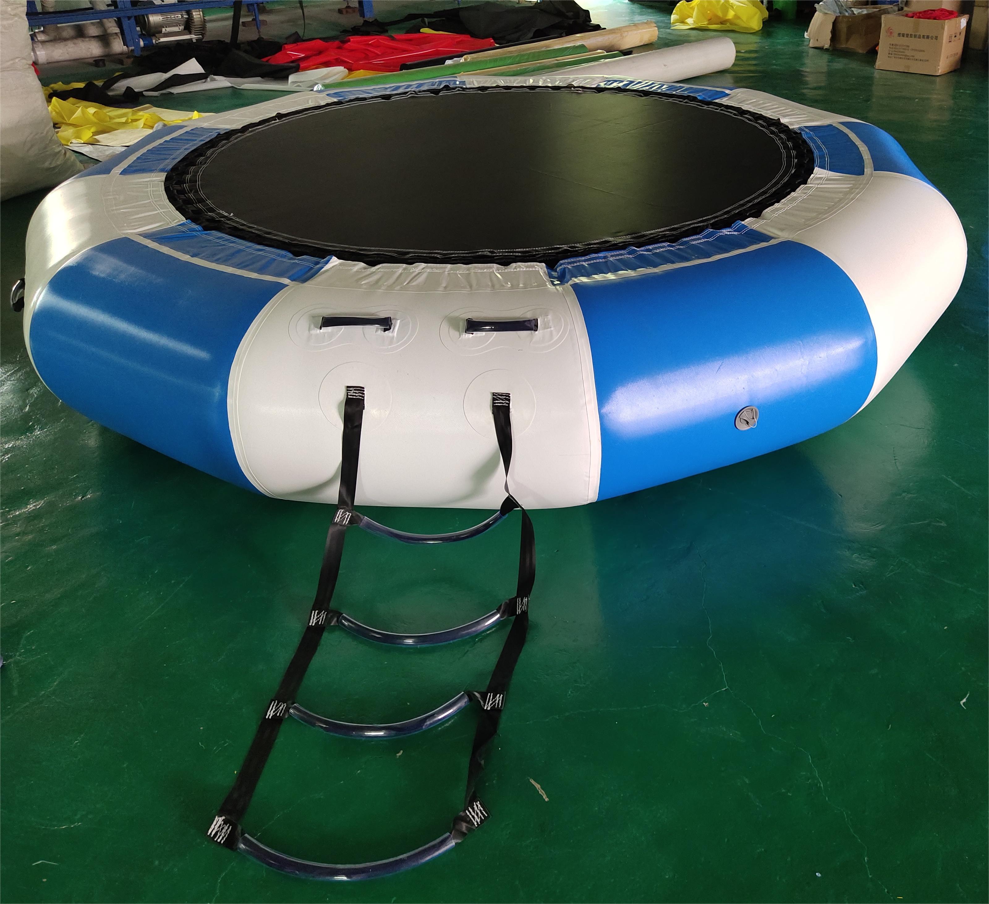 inflatable Jumping bungee Inflatable Water Park Equipment Floating Trampoline Jumping pad Outdoor inflatable Jumping bungee Single person trampoline bungee for sale Customized PVC Water Trampoline Inflatable  inflatable Jumping bungee,PVC Water Trampoline