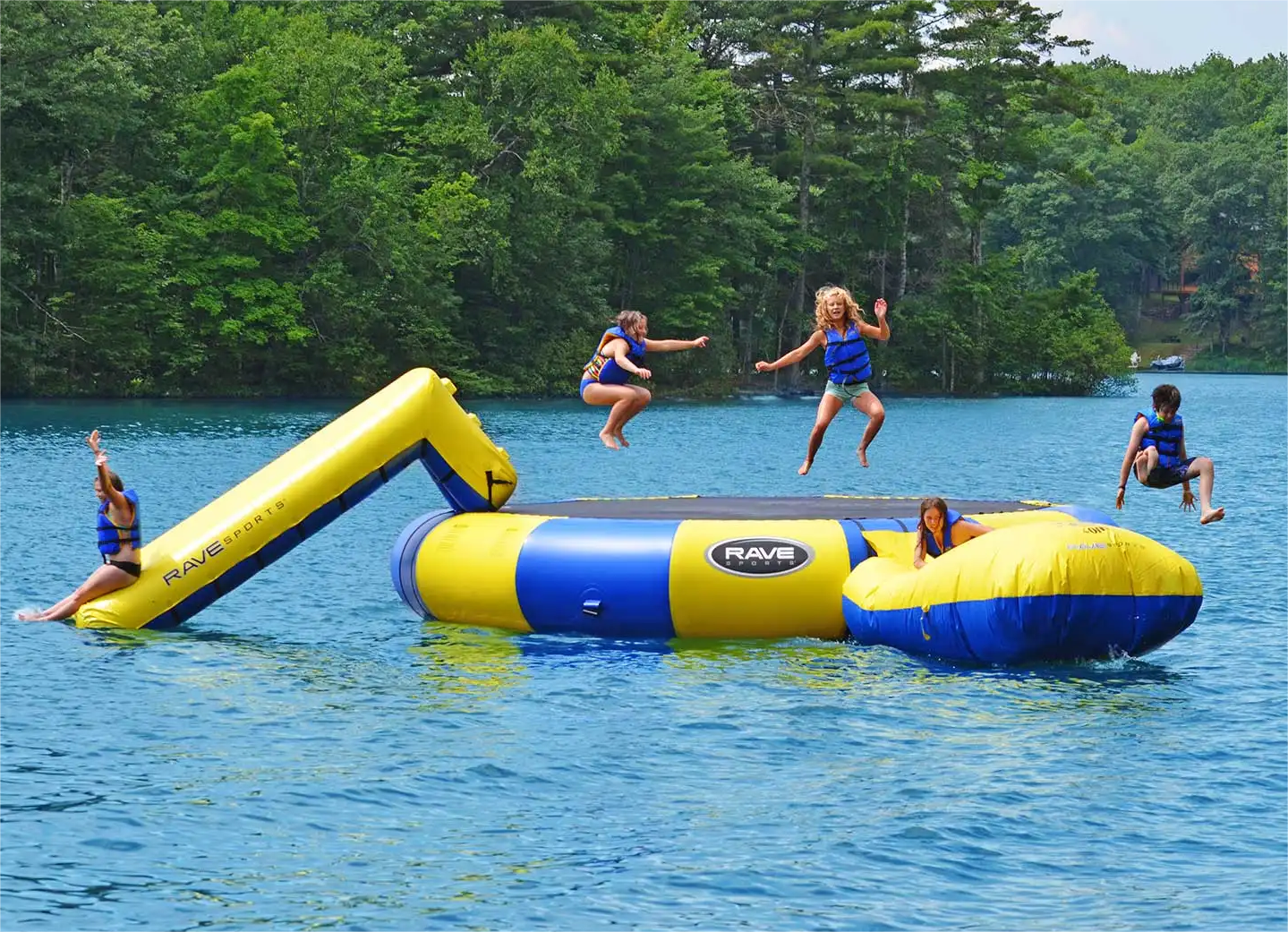 water tranpoline Customized PVC Water Trampoline Inflatable Floating Trampoline Water Trampoline for Water Funworldsport Customized Size Color Logo Wet and Dry Water Trampoline with Slide for Safety Gymnastics water tranpoline,Floating Trampoline Jumping