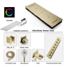Brushed Gold - Touch Control Led Light