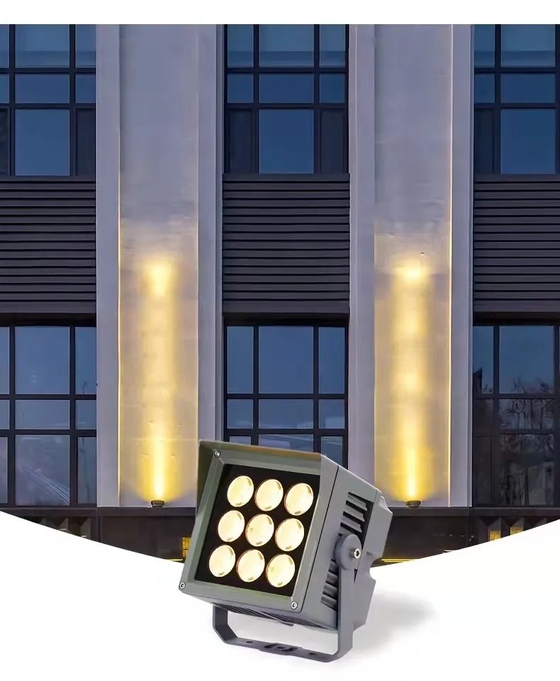 LED Architectural Decorative Light Narrow Beam Lamp Square Outdoor Spotlight Floodlight Building Facades 25W 45W 80W IP65