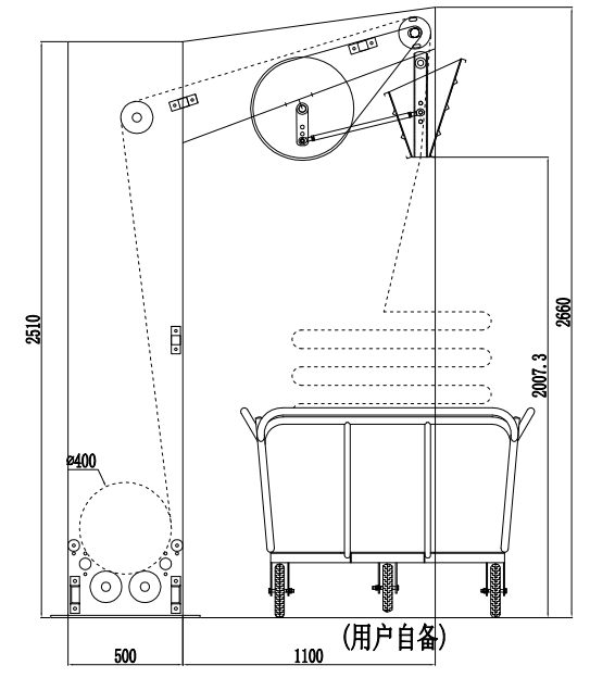 Unwinding Machine for Roller Fabric