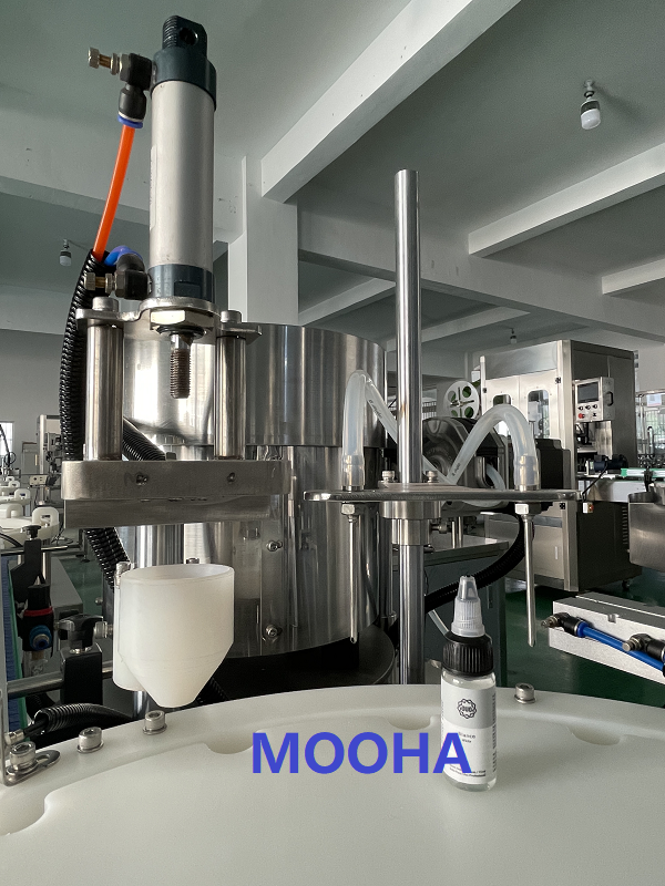 MHEGX30 2~50ml Liquid Oil Small Bottle Filling Capping Machine 