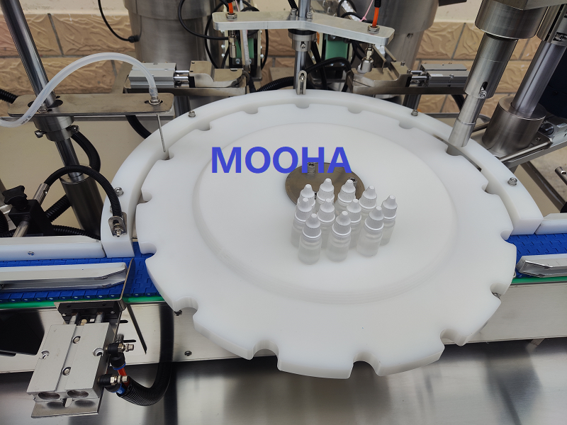MHGNX-II Eye Drops Filling Capping Machine 2~30ml Liquid Small Bottle Filling Packing Machine 