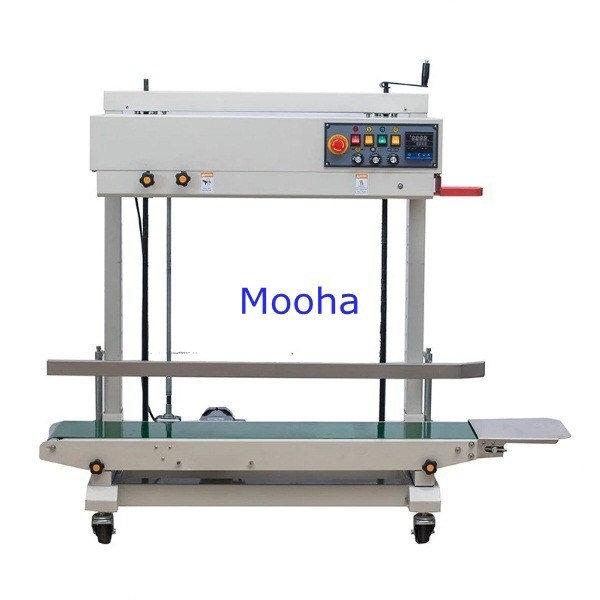 15kg Loading Continuous Heavy Duty Bag Band Sealing Machine with Ink Printer 