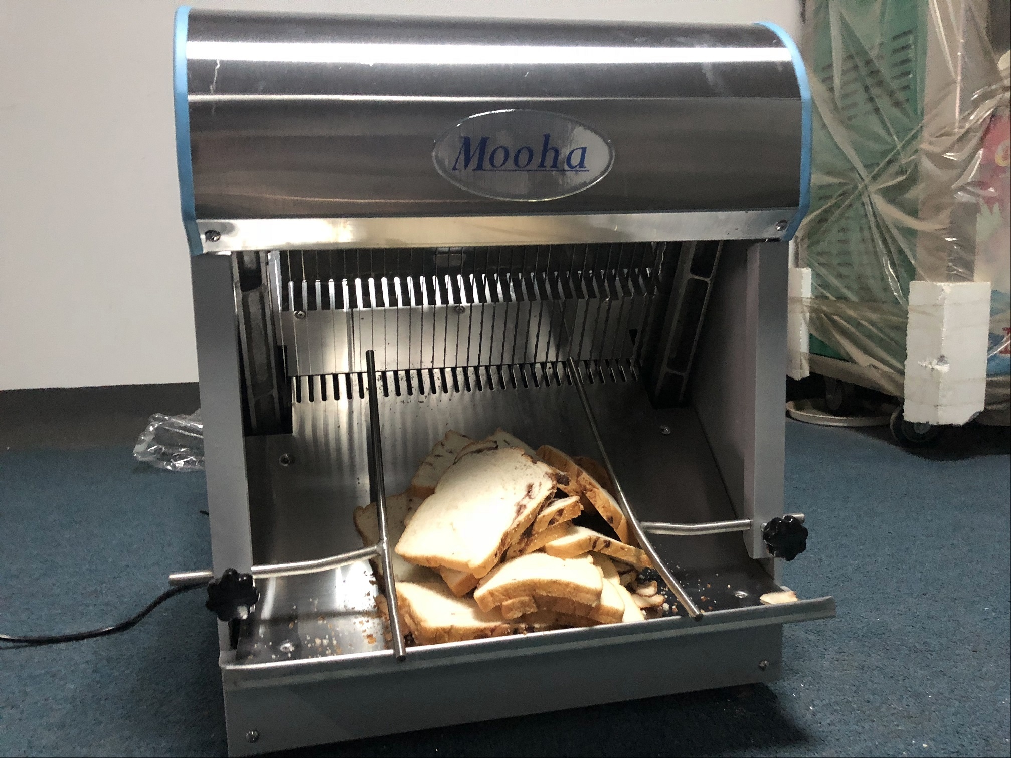 Automatic Bread Slicer Bakery Toast Bread Cutting Machine 