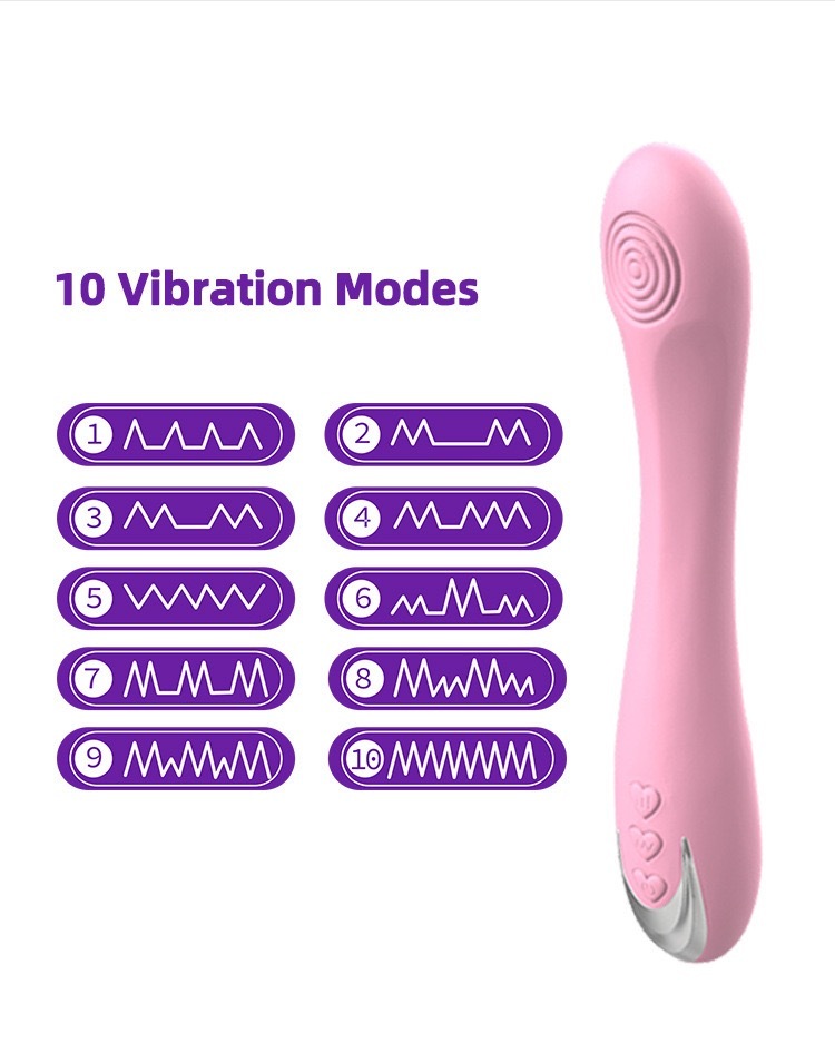 Sex toy Adult erotic sex toys vibrator toys soft bud stick vibration 10 frequency AV stick G-spot stimulation female masturbator Vibrator