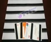 Recycled Magnetic Card Overlay 0.06mm RPVC Coated Overlay with HICO/LOCO Strips Magstrip overlay