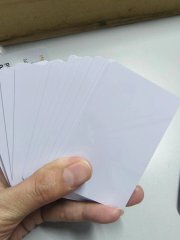 White Fudan Chip Card,Mifare 1k Card, CR80 PVC Thermal Card, Inkjet Printable Card