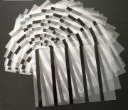 Magnetic striped overlay,HiCo 2750 Oe Magnetic Card, LOCO magnetic Overlay, HICO/LOCO Strips card