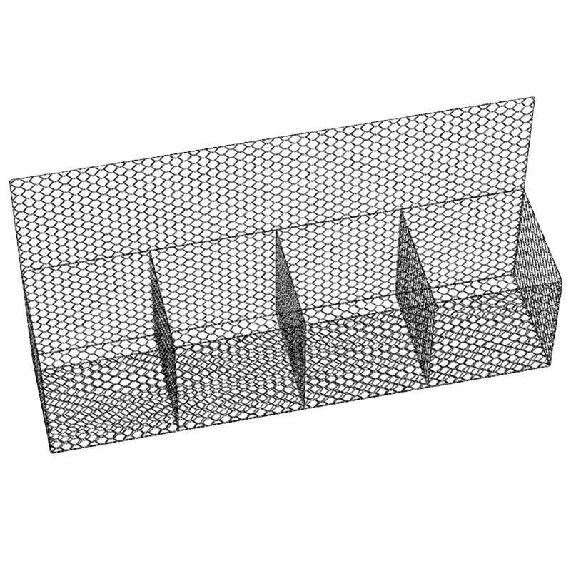 10 X 12 cm 2.7mm Gabion Basket and Heavy Hexagonal Gabion Wire Netting Retaining wall gabion cages For Wire Fencing