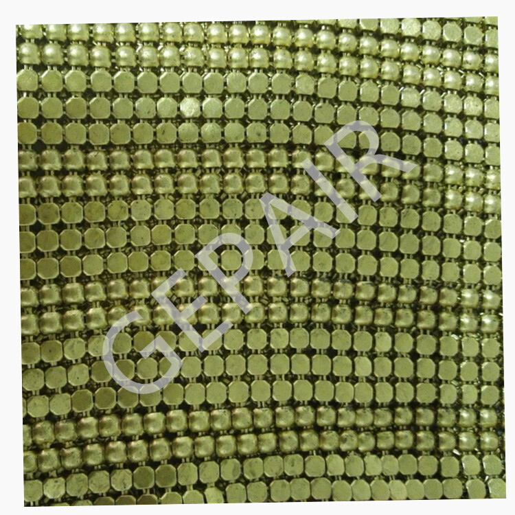 2mm 3mm 4mm Brass Metal Colorful and Flexible Metal Sequin Glitter Cloth