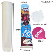disposable calippo paper tube 110ml Disposable Calippo Paper Tube 110ml Disposable Calippo Paper Tube