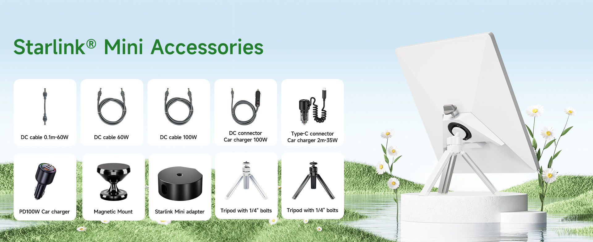 PeakDo LinkPower Power Bank for Starlink Mini