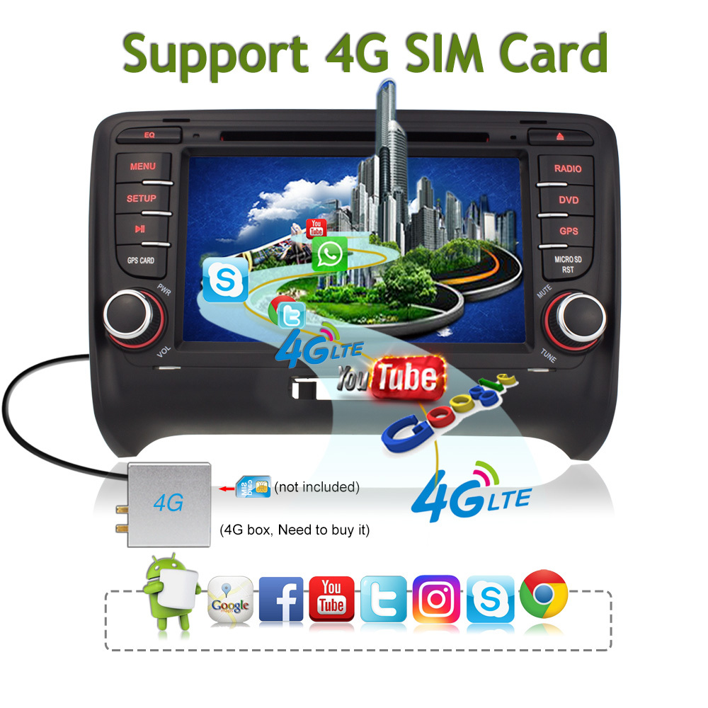 7 Android Autoradio Car Multimedia Stereo GPS Navigation DVD