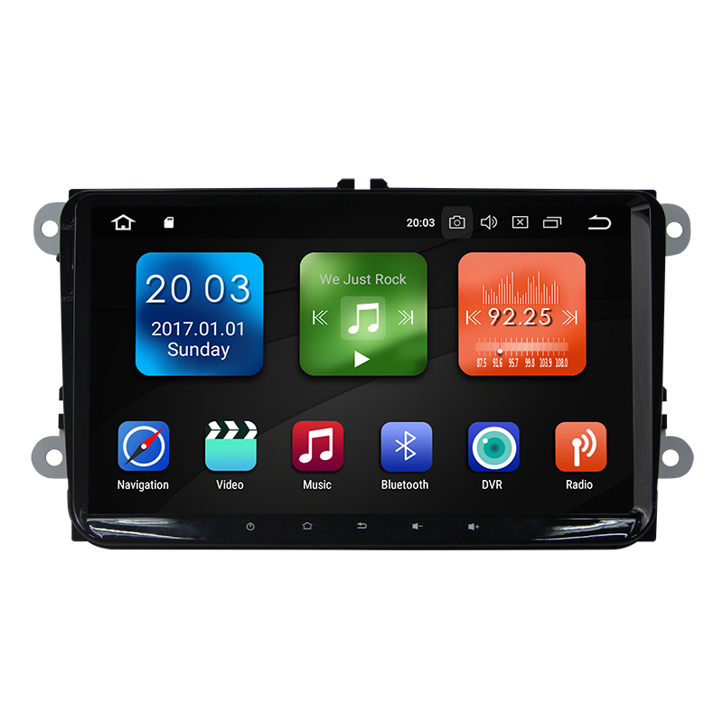 4GB Ram Android 10.0 Auto Estéreo Radio DAB Para VW Passat Golf MK5 T5 CADDY TOURAN 