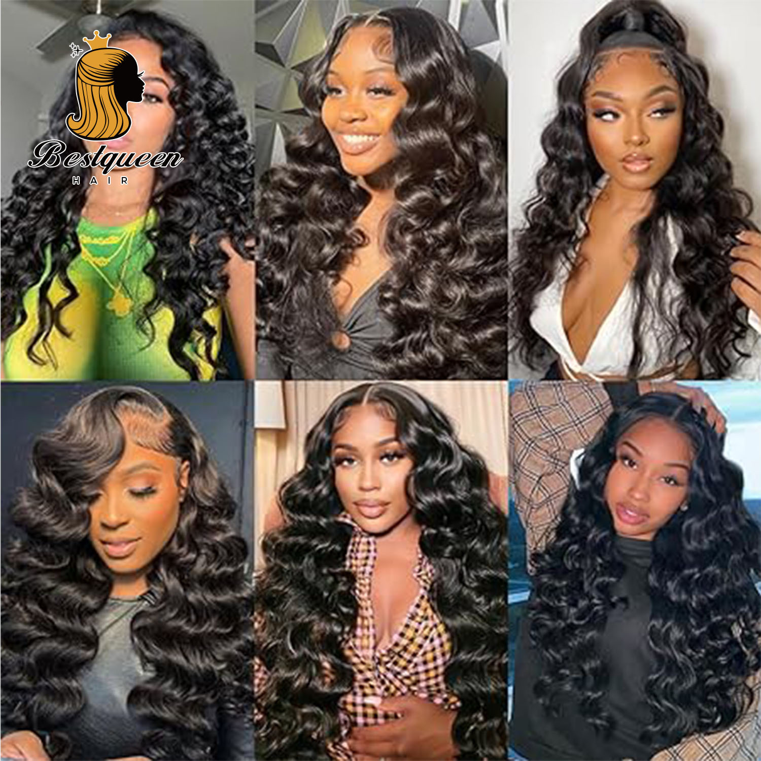 BestqueenHair Unprocessed Cheap Hair For Brazilian Hair ,12a Raw Loose Wave Cuticle Aligned Virgin  