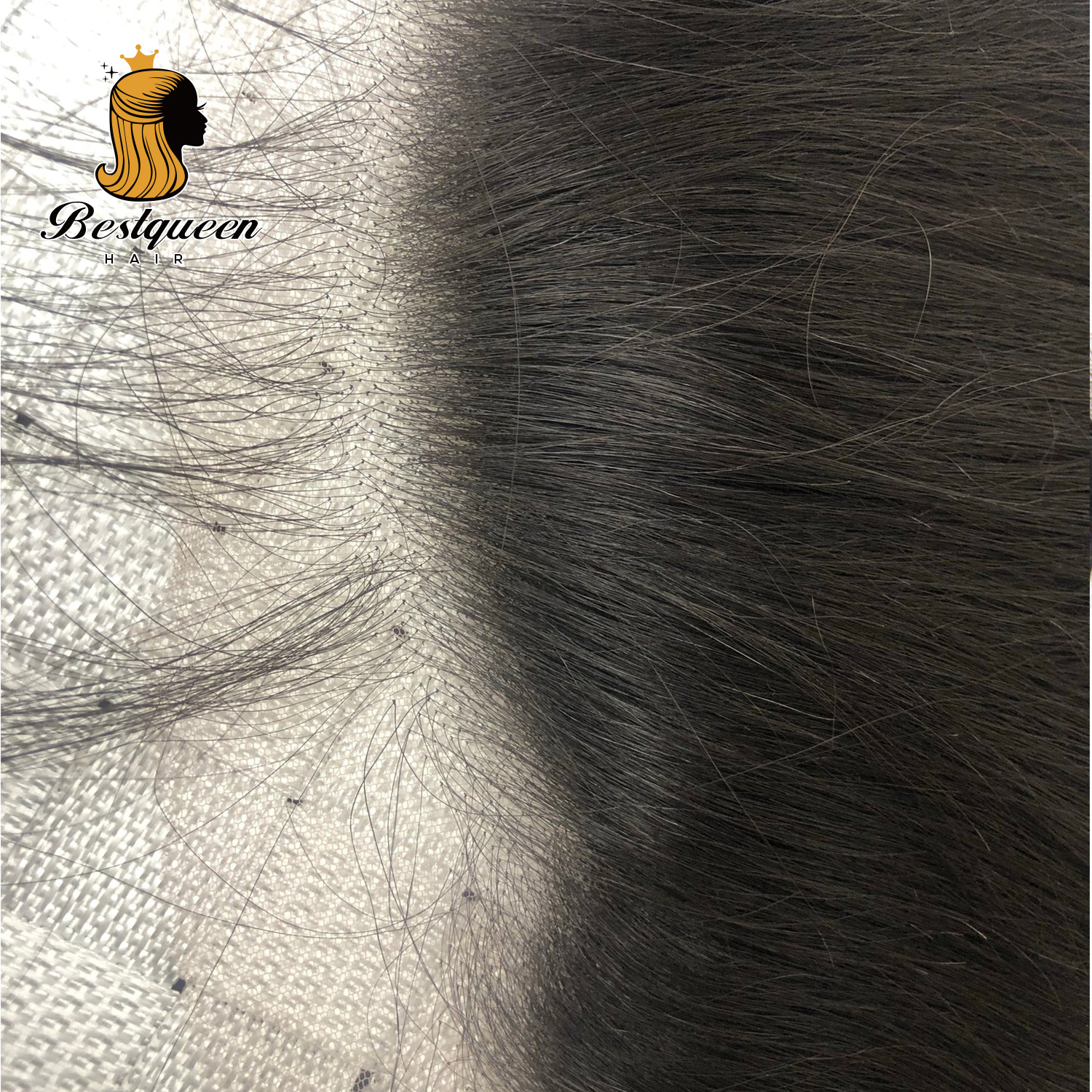 BestqueenHair Lace Frontal 13*4 or 13*6 Illusion Lace  Straight ,Invisible Lace Raw Unprocessed Hd Frontal  