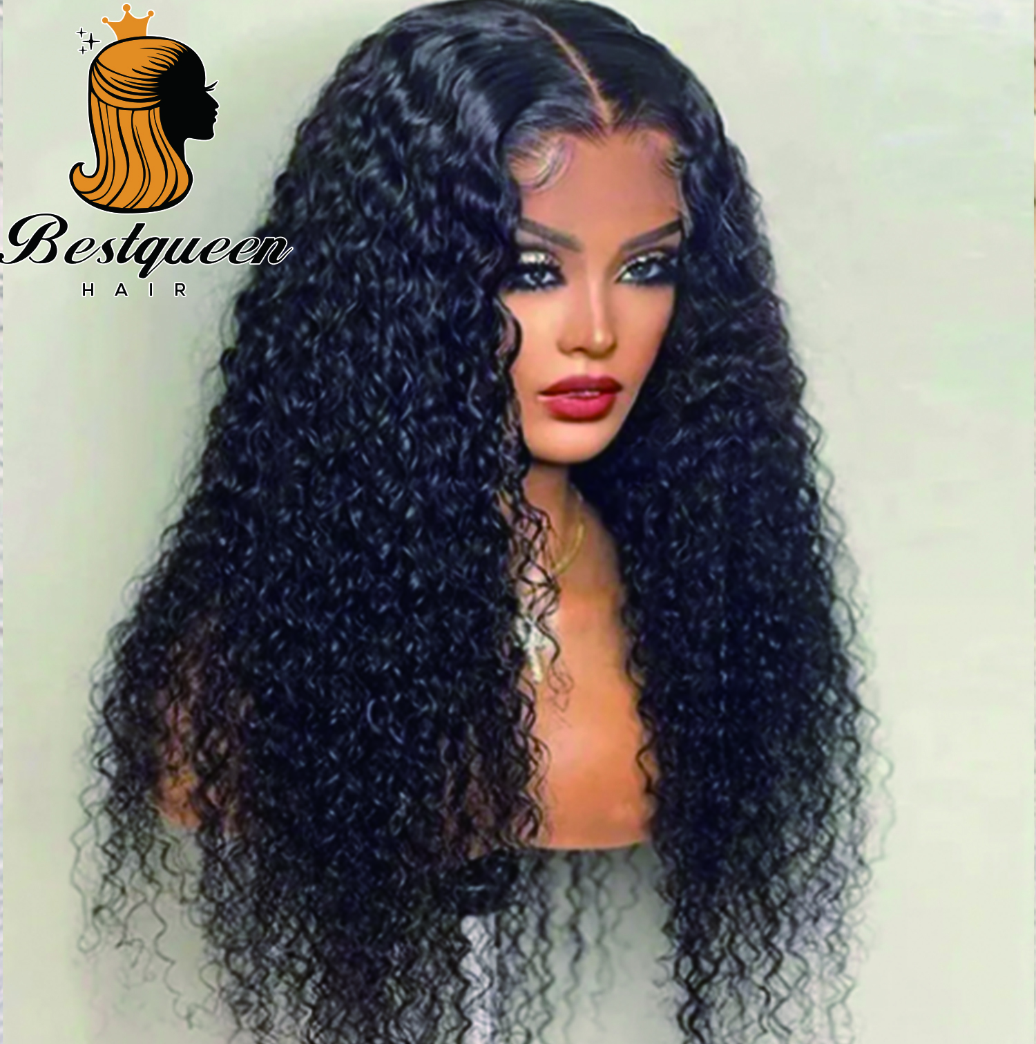 BestqueenHair Wholesale HD Full Lace Wig Human Hair, Virgin HD Lace Frontal Wig,13x4 13x6 Transparent Lace Front Kinky Curly Wig  