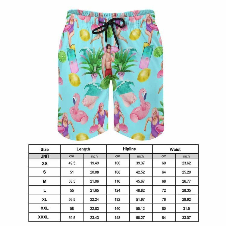 summer Beach Trousers Customize Logo Men's casual shorts Summer Double layer Shorts camouflage slim swimming trunks Beach pants  