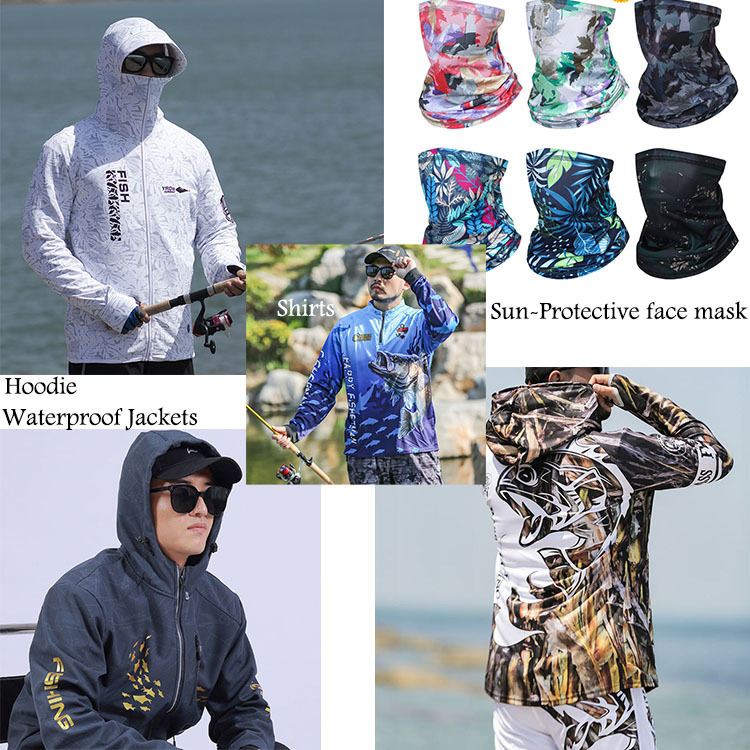 Wholesale Customized Blank Printed Fishing Shirts Wear Clothing Australia Men Women Camo Upf50 Polyester Bamboo Fishing Polos  