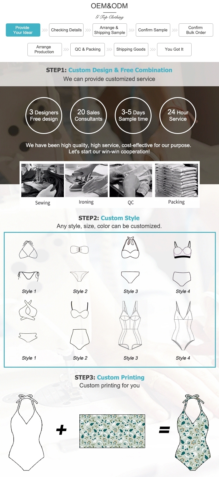 cross-border swimsuit women's hot bikini briefs nylon with light fabric split swimsuit  