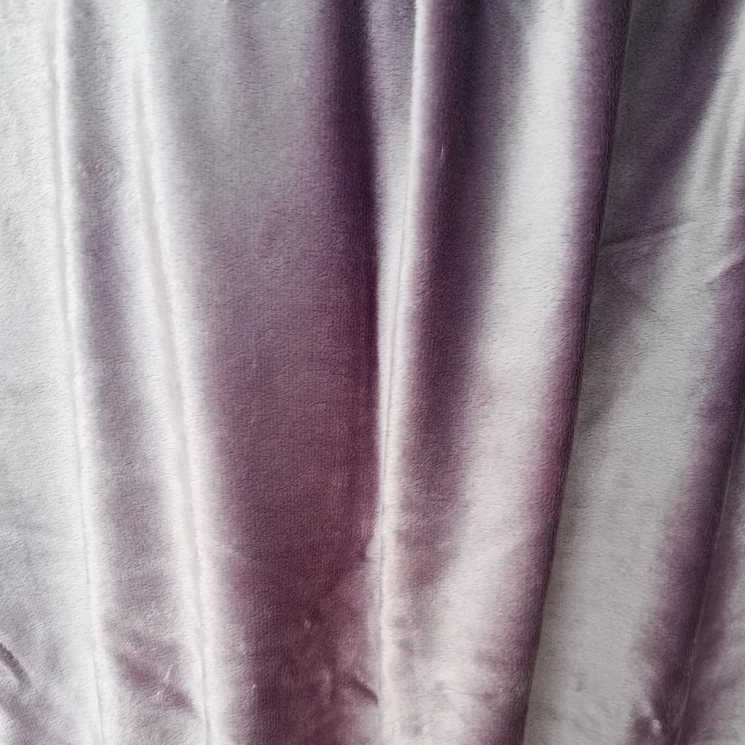 PV Plush Super Soft Fur Polyester Boa Fabric Plain Color