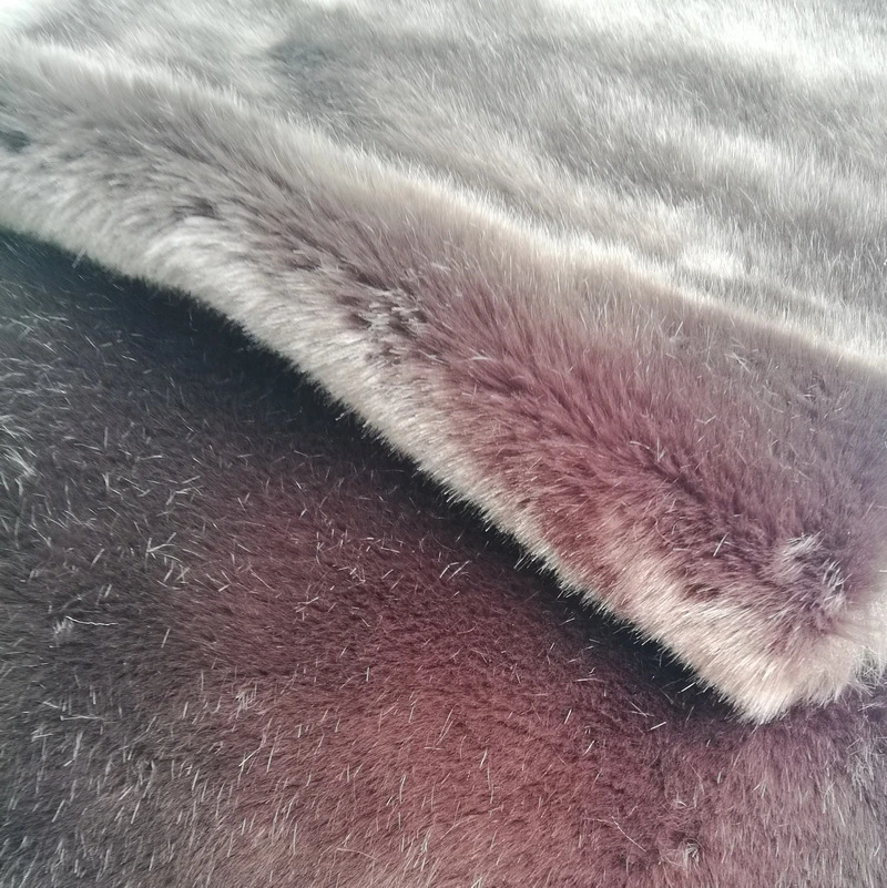 Wondeful Shiny Faux Mink Fur a Imitation Real Animal Fur
