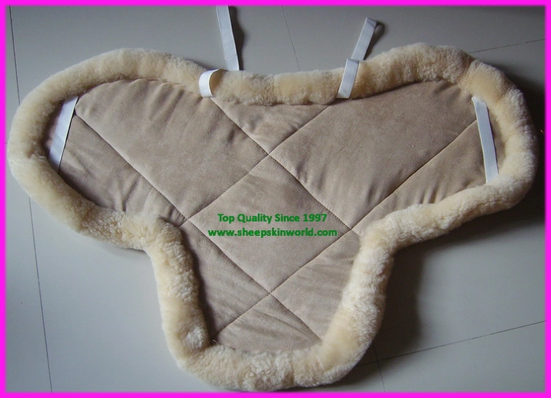 Density Faux Sheepskin Fur Equestrian Saddle Pad for The Best Protect