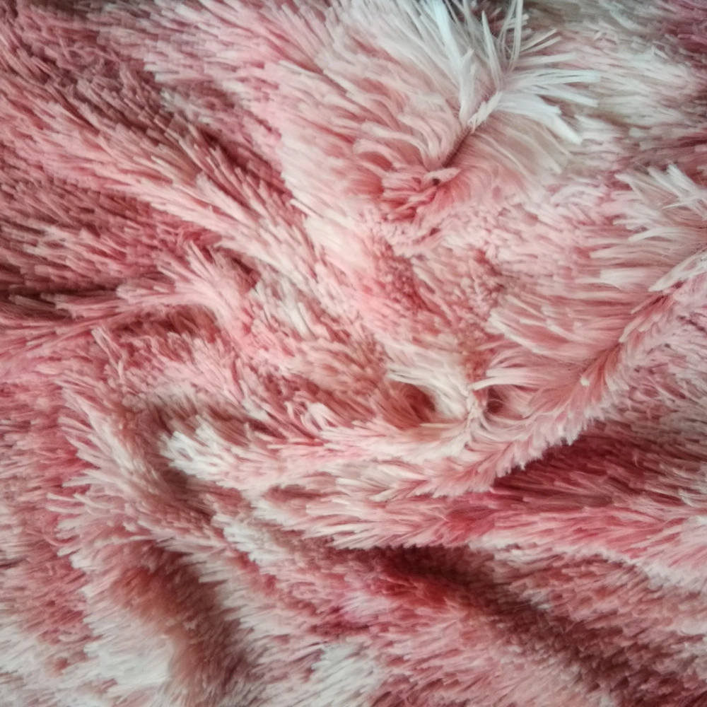 Imitation Faux Peacock Fur for Pet Mattress and Home Articles