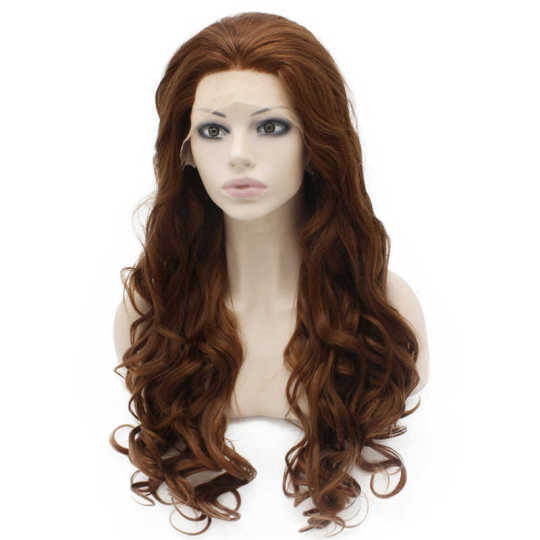 Wavy Auburn Modern Everyday Wig auburn wavy wig | auburn wig