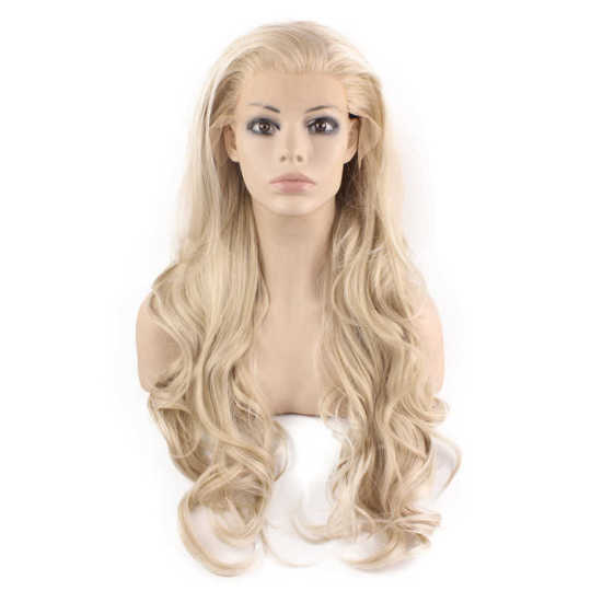 Long Wavy Ash Blonde Wig blonde wig | long blonde wig