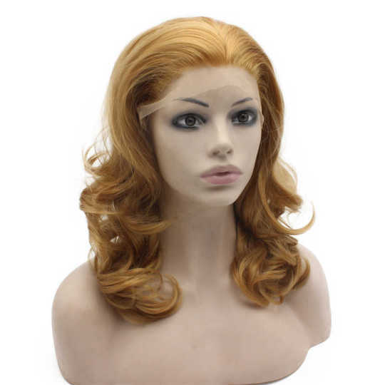 Naturally Blonde Shoulder Length Everyday Wig blonde bob wigs | blonde curly wig