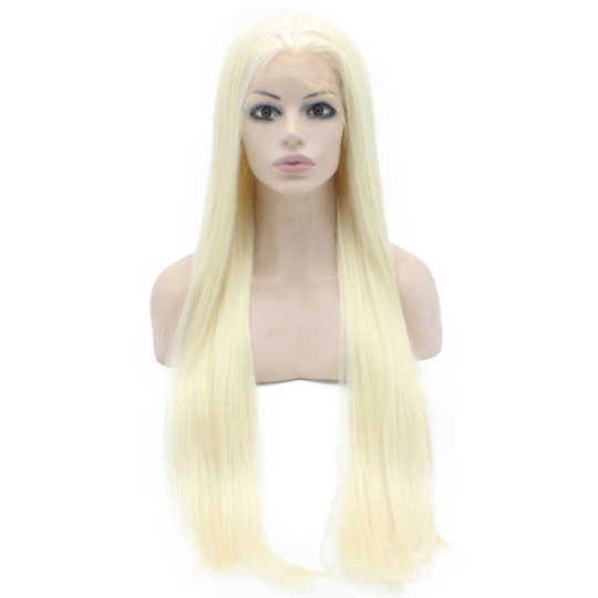 Long Straight Platinum Blonde Synthetic Wig blonde wig | long blonde wig