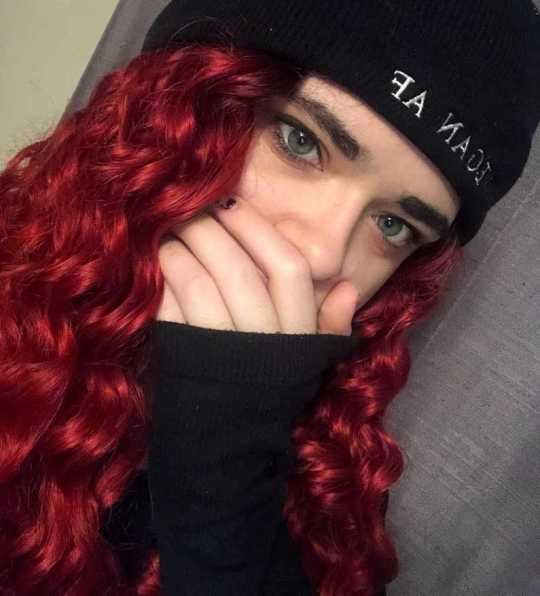 Long Curly Red Synthetic Lace Front Cosplay Party Wig long red wig | red curly wig