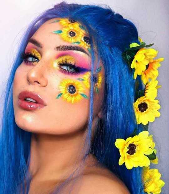 Cosplay Long Blue Straight Synthetic Wig Cosplay Long Blue Straight Synthetic Wig