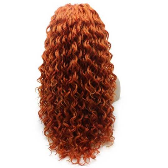 Red Blonde Curly Long Wig Red Blonde Curly Long Wig