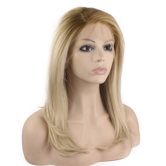 Ombre Brown Ash Blonde Bob Lace Front Wig ombre bob | orange wig