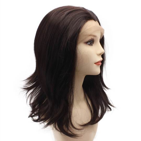 Shoulder Length Brown Bob Lace Front Wig Shoulder Length Brown Bob Lace Front Wig