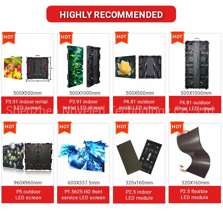 P2.604 P2.976 P3.91 Indoor High Performance Rental Stage LED Display Screen