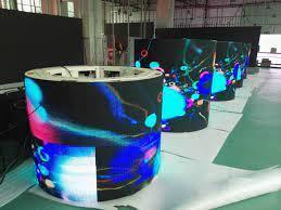 Indoor Led Display Panels Soft Curved Flexible P1.86 P2 P2.5 Led Wall Screen Pantalla for Advertising Led Screen Module