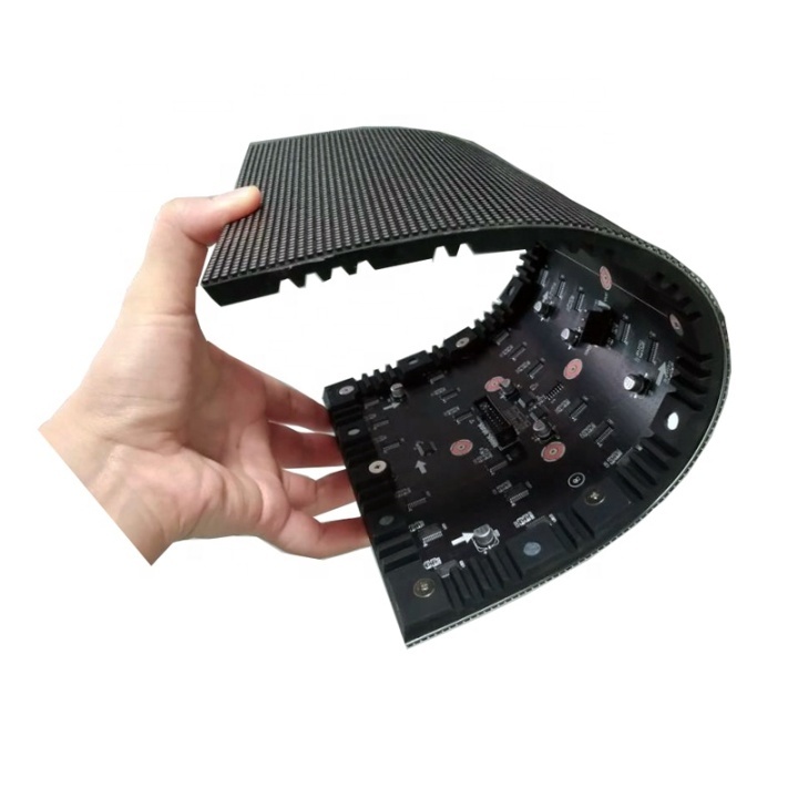 Small Pixel Curved Led Module Round Led Screen P2.0 P2.5 P3 P4 Flexible Indoor Led Display Module