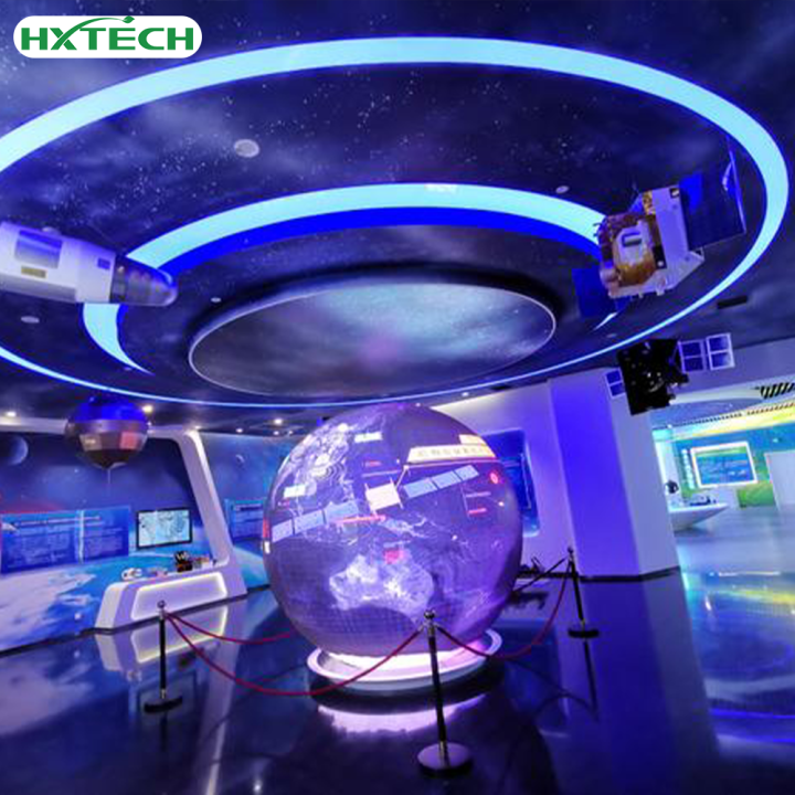 Round Sphere Creative LED Display Screen P1.53 P1.86 P2.0 P2.5 P3.0 P4.0 Soft Custom HD Indoor Ball Sphere Led Billboard Display