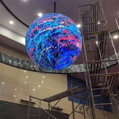 Globe Sphere Screen P1.53 P1.8 P1.9 P2 P2.5 P3 P4 LED Ball Screen Video Irregular Shaped Spherical LED Display